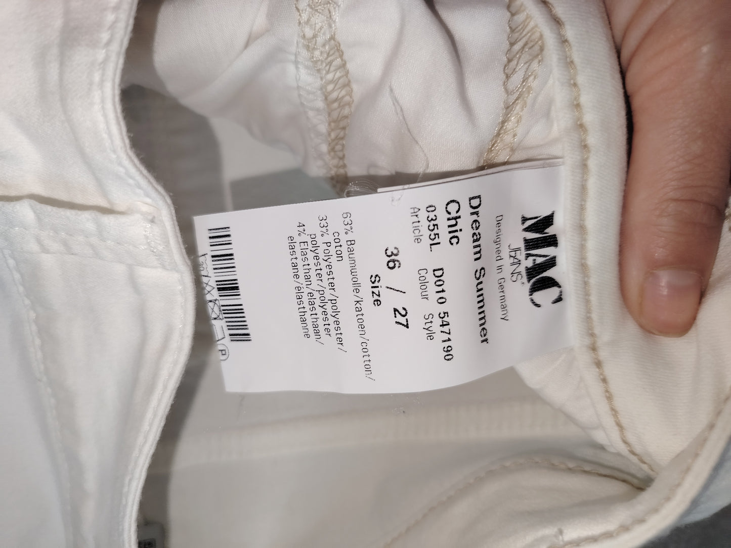 Jeans blanc