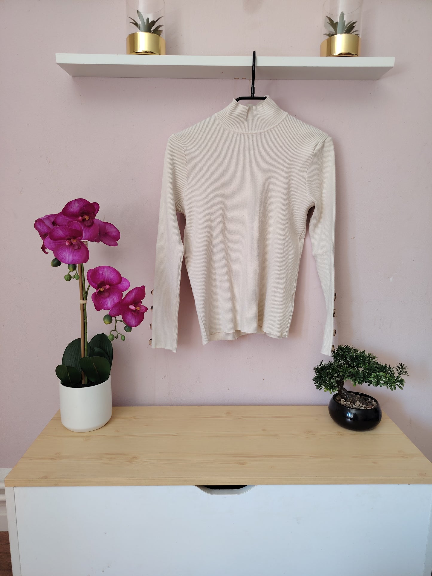 Pull blanc casser