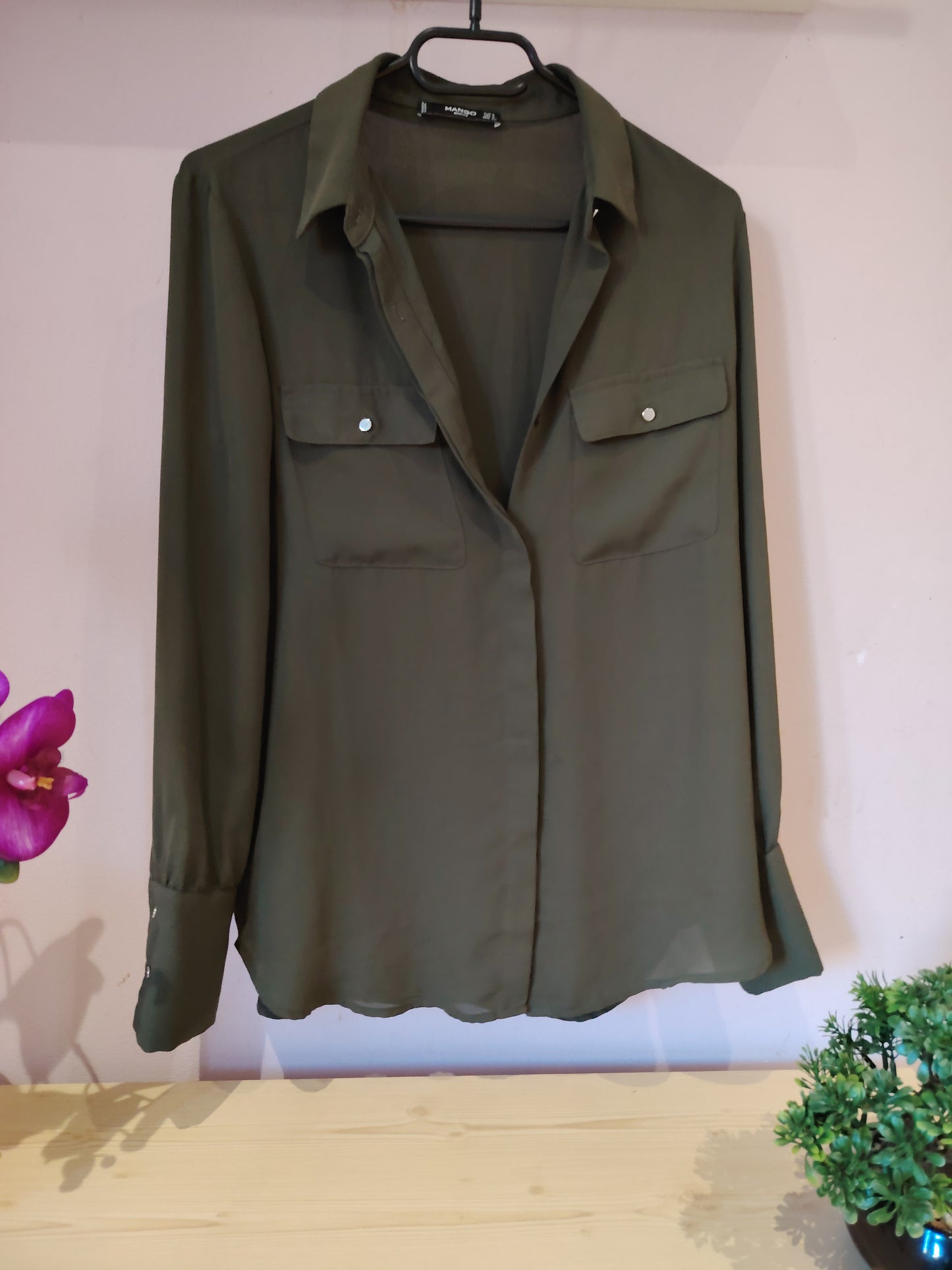 Chemise kaki